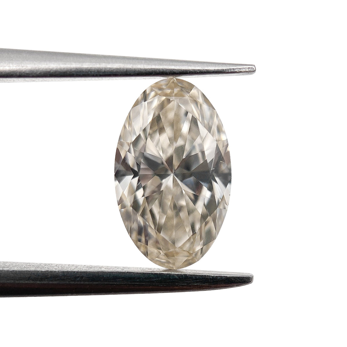 1.00ct | Champagne VVS Oval Shape Brilliant Cut Diamond-Modern Rustic Diamond