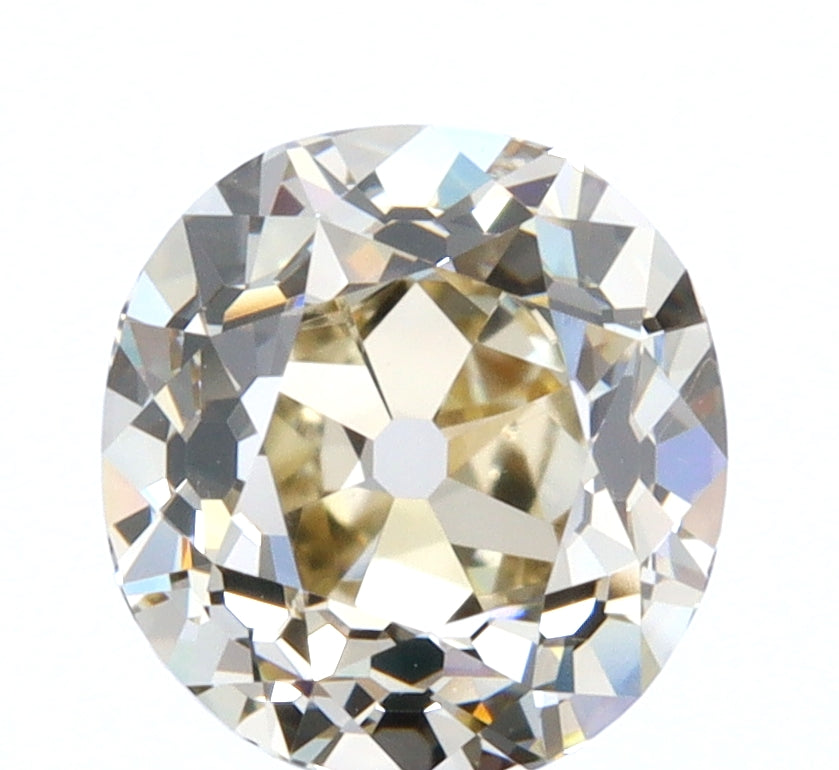 1.00ct | Light Brown VVS Cushion Shape Old Mine Cut Diamond-Modern Rustic Diamond