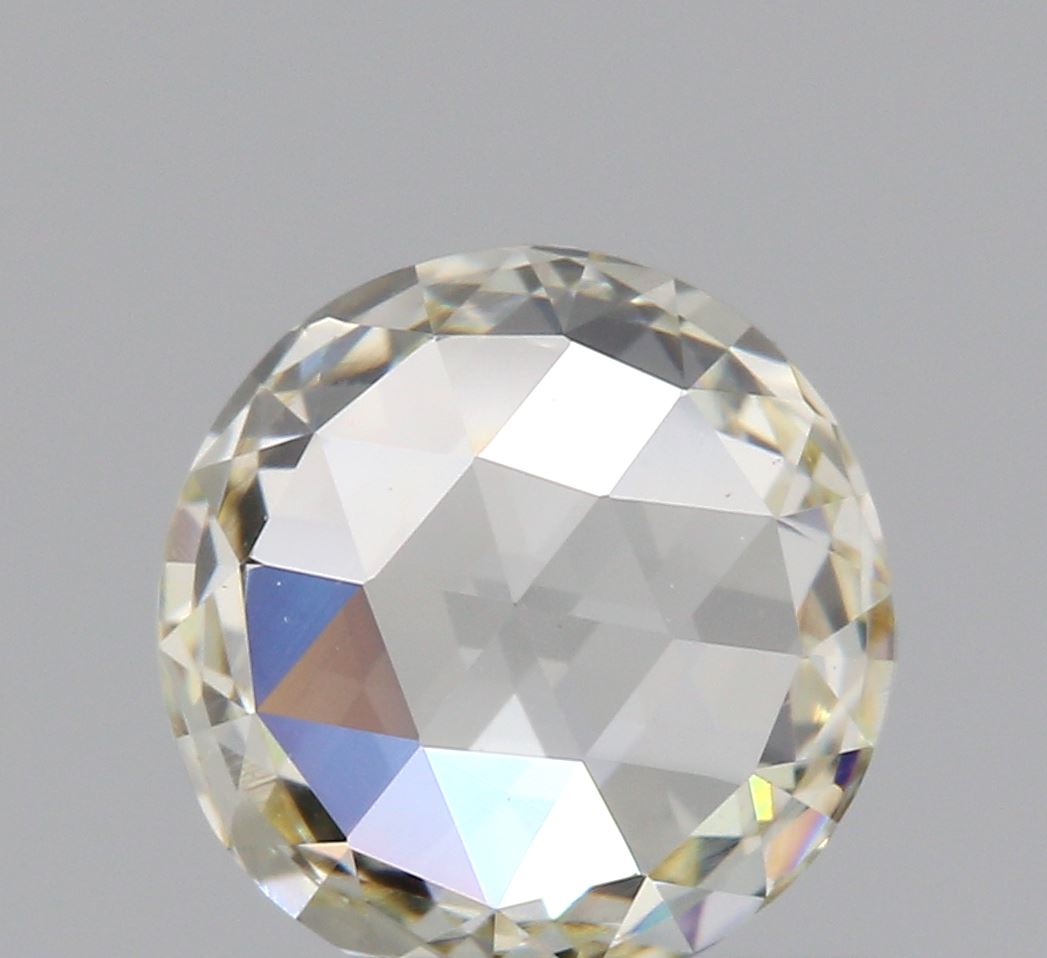 1.00ct | Light Color VS Round Shape Rose Cut Diamond-Modern Rustic Diamond