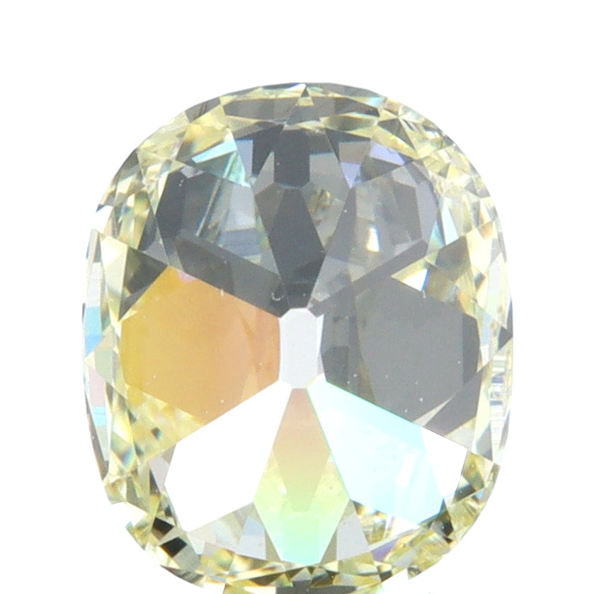 1.00ct | Light Color VVS Cushion Shape Old Mine Cut Diamond-Modern Rustic Diamond