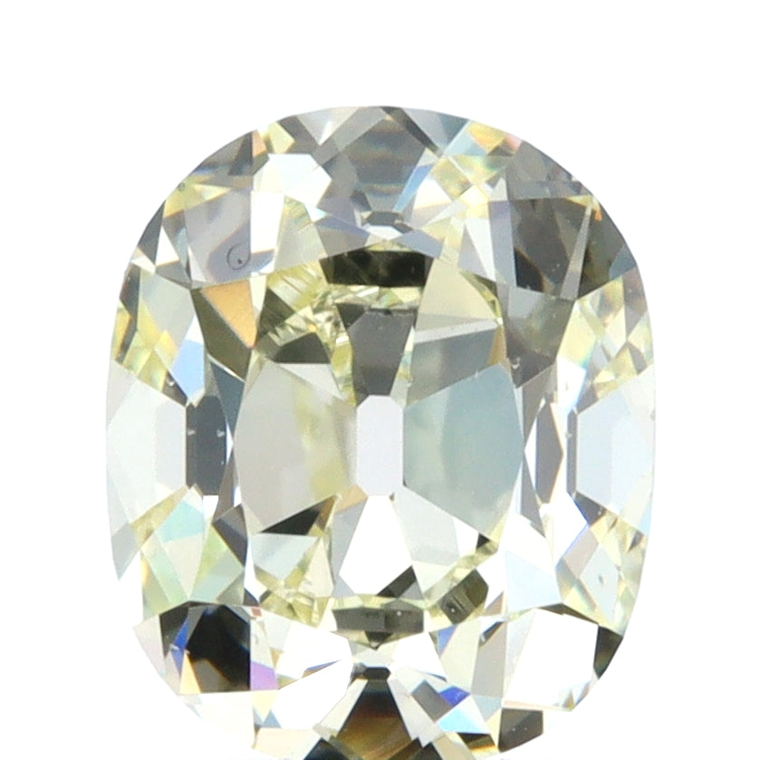 1.00ct | Light Color VVS Cushion Shape Old Mine Cut Diamond-Modern Rustic Diamond