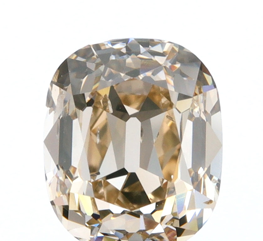 1.01ct | Champagne VS Cushion Shape Old Mine Cut Diamond-Modern Rustic Diamond