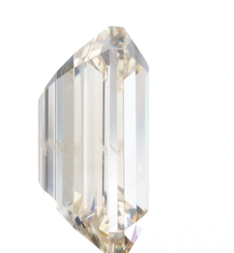 1.01ct | Champagne VS Emerald Shape Step Cut Diamond-Modern Rustic Diamond