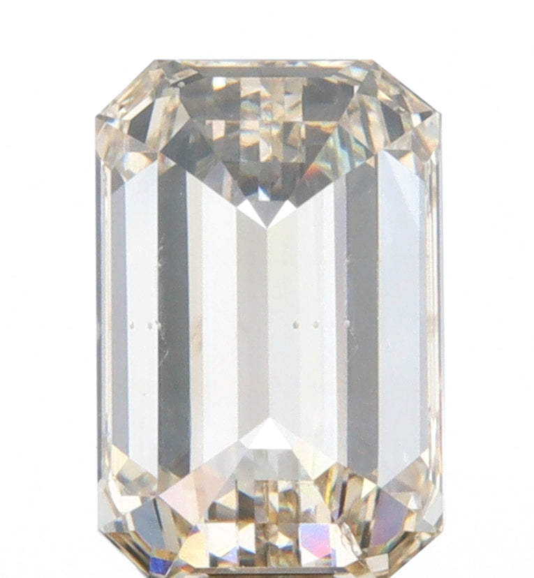 1.01ct | Champagne VS Emerald Shape Step Cut Diamond-Modern Rustic Diamond