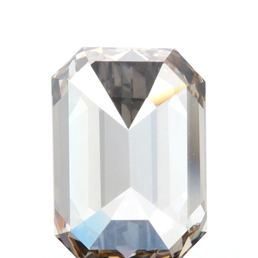 1.01ct | Champagne VS Emerald Shape Step Cut Diamond-Modern Rustic Diamond