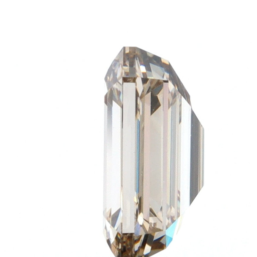 1.01ct | Champagne VS Emerald Shape Step Cut Diamond-Modern Rustic Diamond