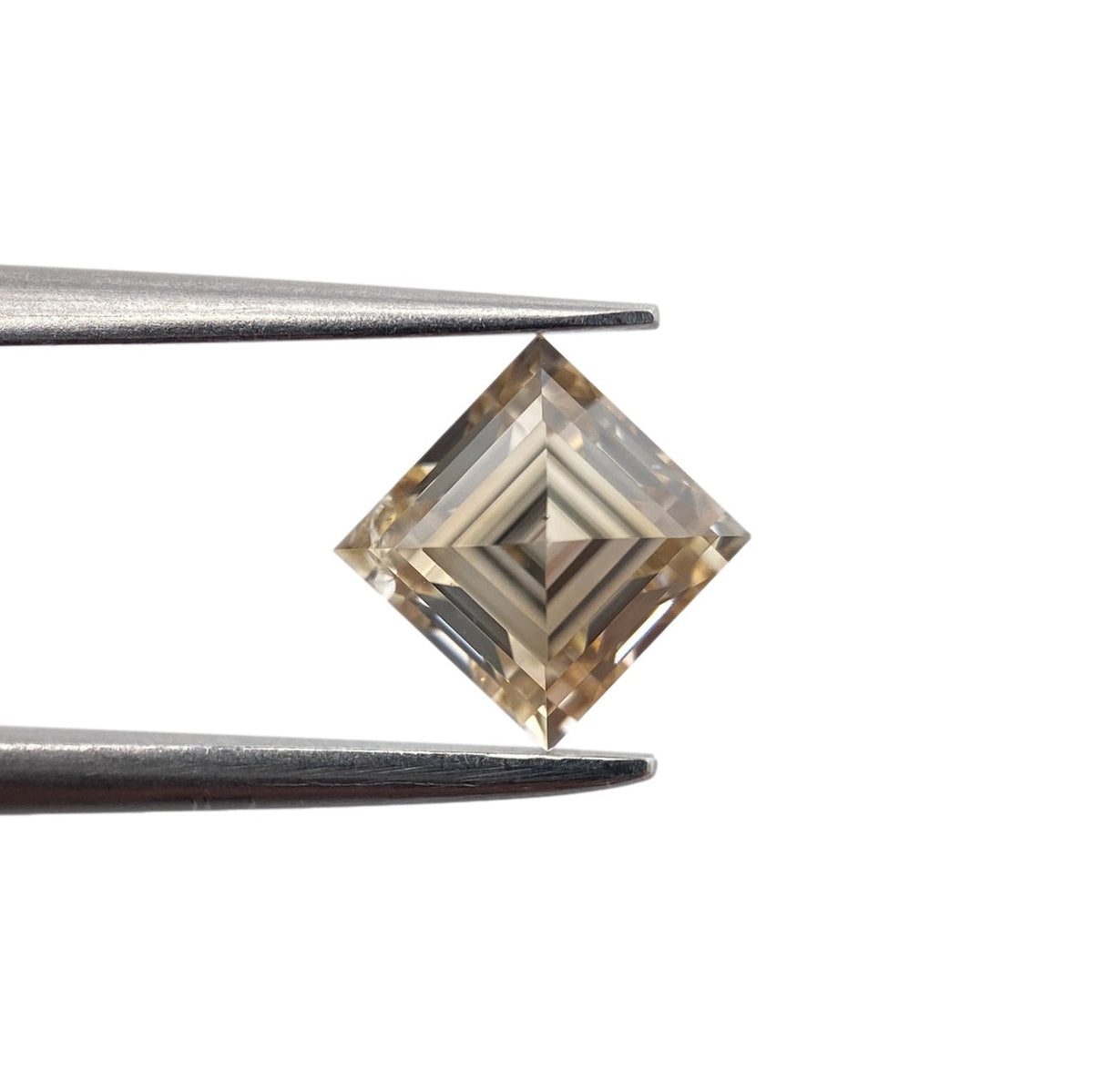 1.01ct | Champagne VS-SI Carre Shape Step Cut Diamond-Modern Rustic Diamond