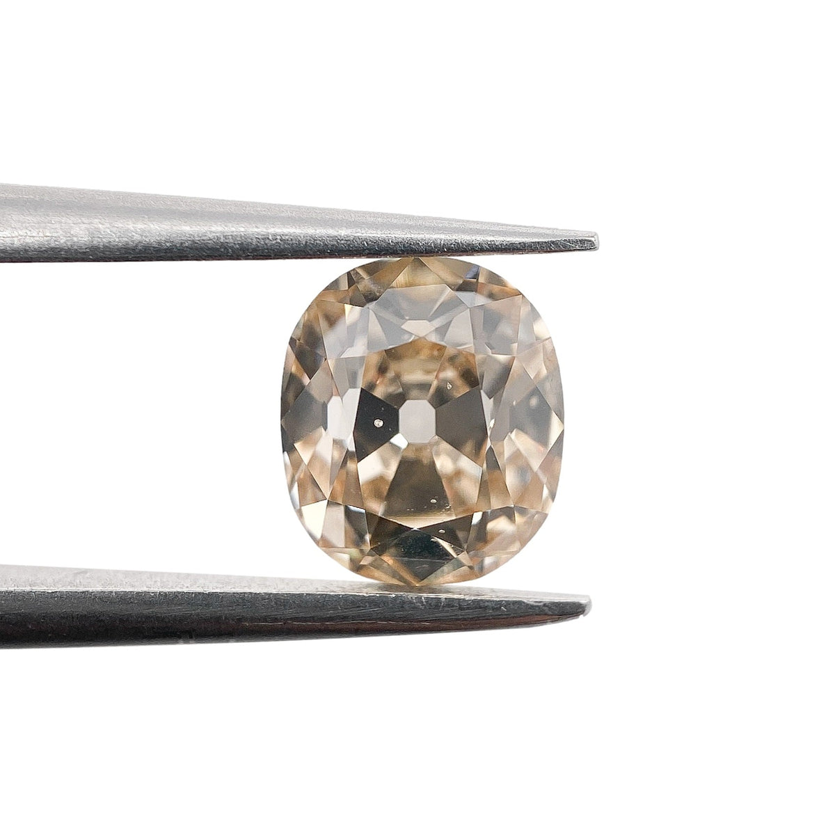 1.01ct | Champagne VS-SI Cushion Shape Old Mine Cut Diamond-Modern Rustic Diamond