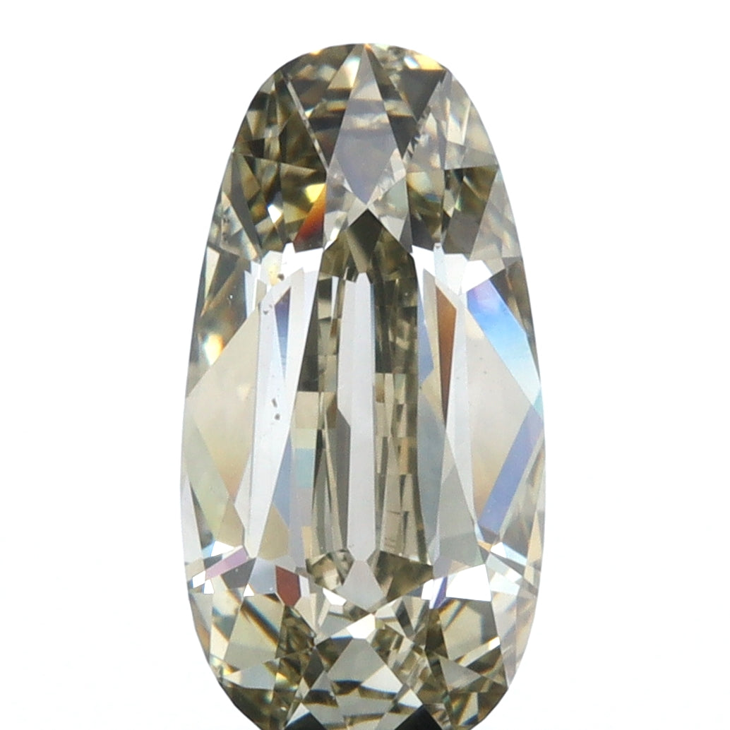 1.01ct | Champagne VS-SI Pear Shape Old Mine Cut Diamond-Modern Rustic Diamond