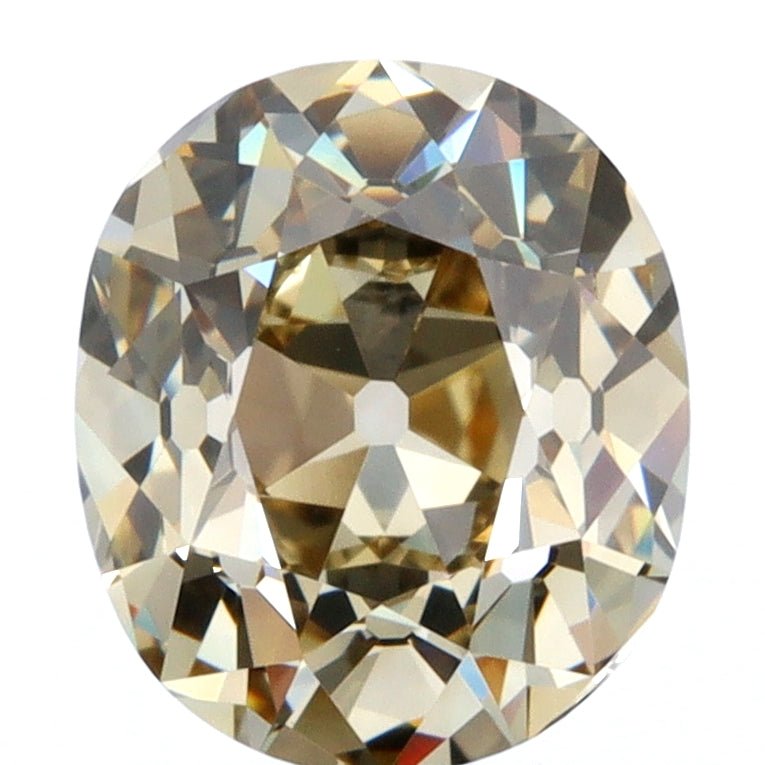 0.83 ct Natural Loose Brown Antique Shape Diamond Rustic Diamond NJ252 for Valentine popular gift