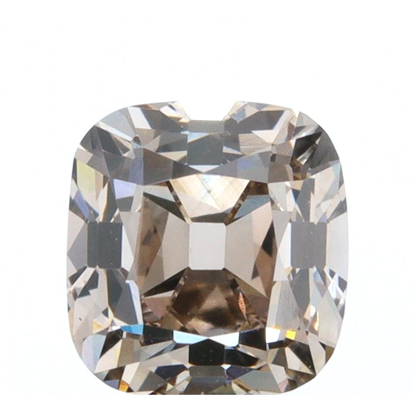 1.01ct | Champagne VVS Cushion Shape Old Mine Cut Diamond-Modern Rustic Diamond