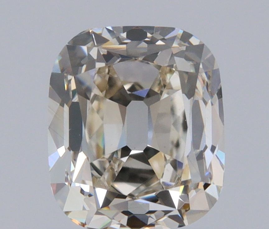 1.01ct | Champagne VVS Cushion Shape Old Mine Cut Diamond-Modern Rustic Diamond