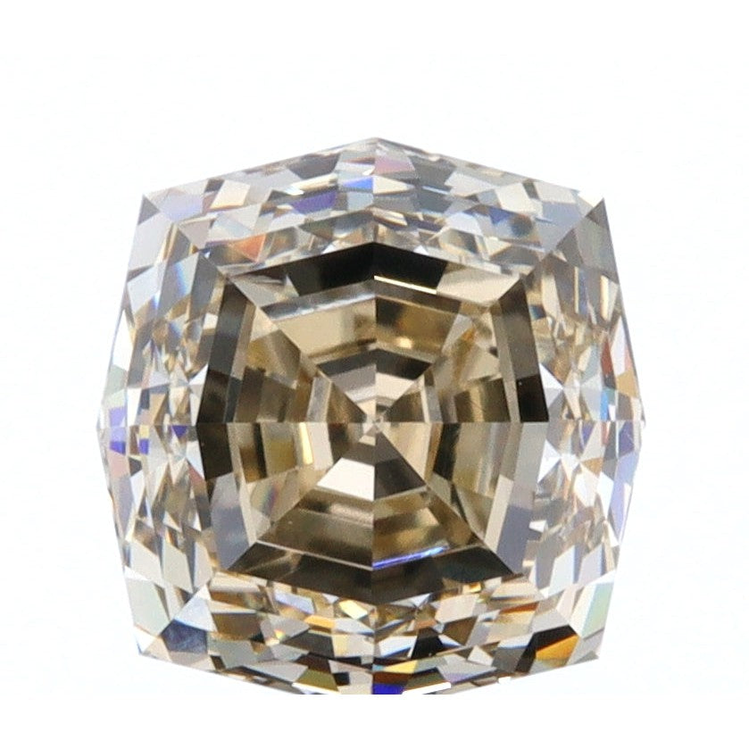 1.01ct | Champagne VVS Cushion Shape Step Cut Diamond-Modern Rustic Diamond