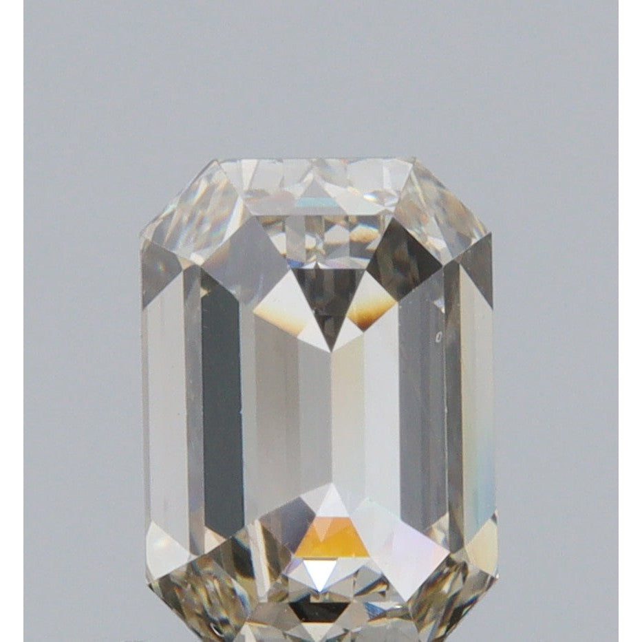 1.01ct | Champagne VVS Emerald Shape Step Cut Diamond-Modern Rustic Diamond