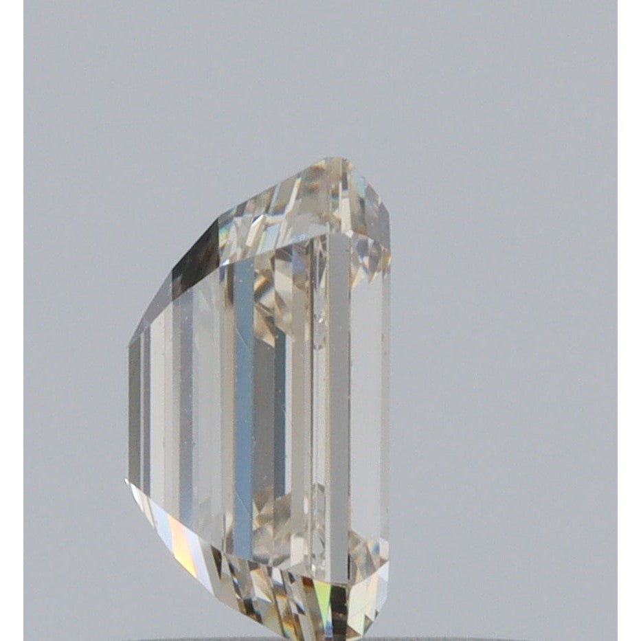 1.01ct | Champagne VVS Emerald Shape Step Cut Diamond-Modern Rustic Diamond