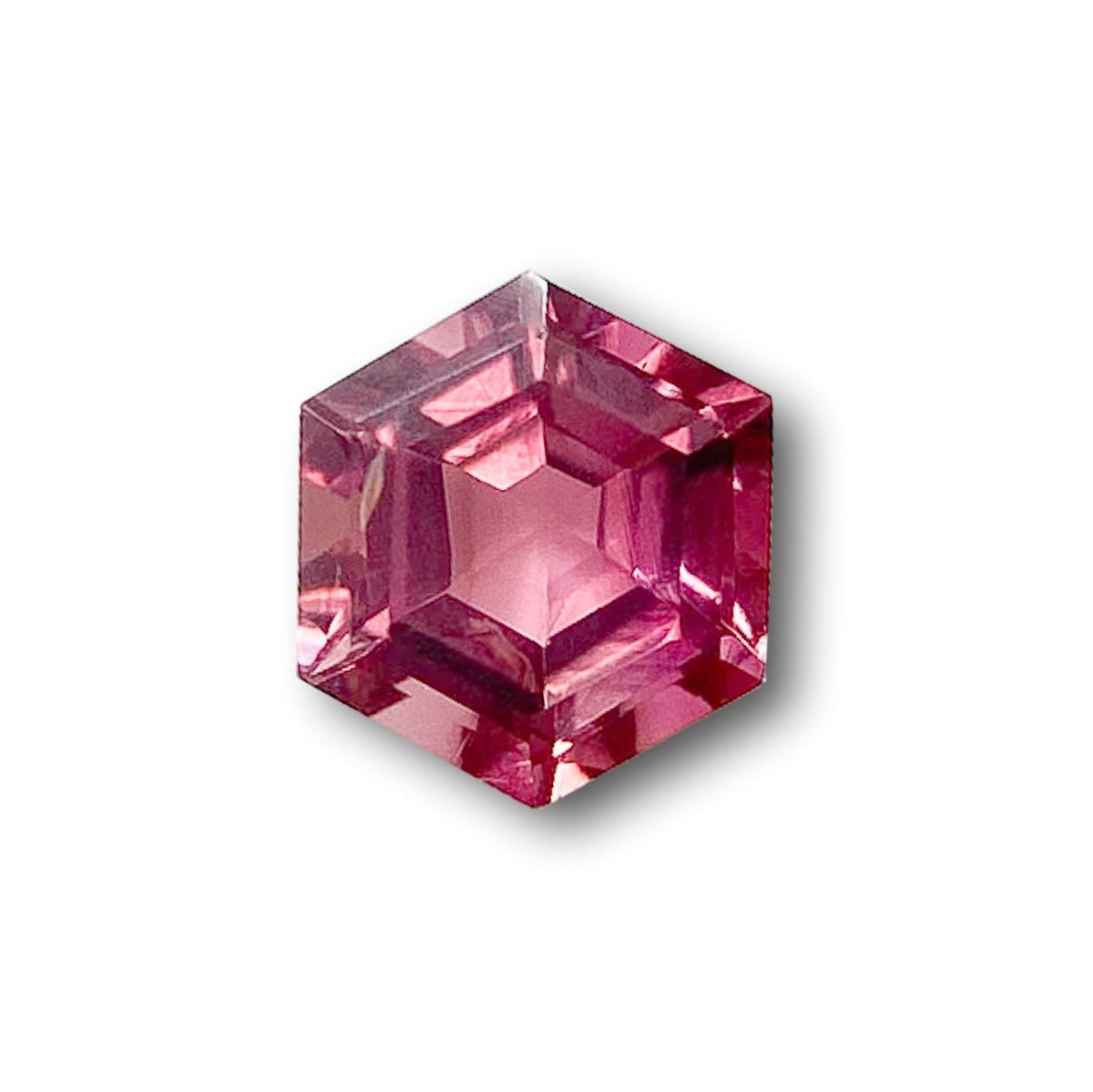 1.01ct | Hexagon Shape Step Cut Tourmaline-Modern Rustic Diamond