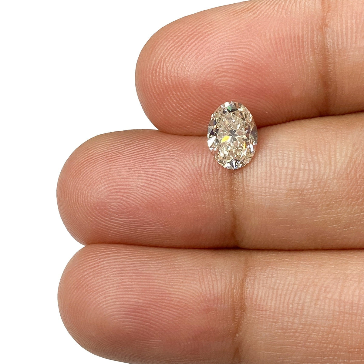 1.01ct | J-K/VS Oval Shape Brilliant Cut Diamond-Modern Rustic Diamond