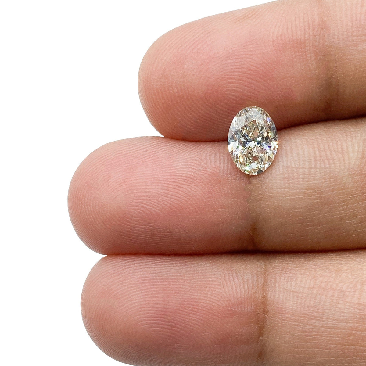 1.01ct | J-K/VVS Oval Shape Brilliant Cut Diamond-Modern Rustic Diamond