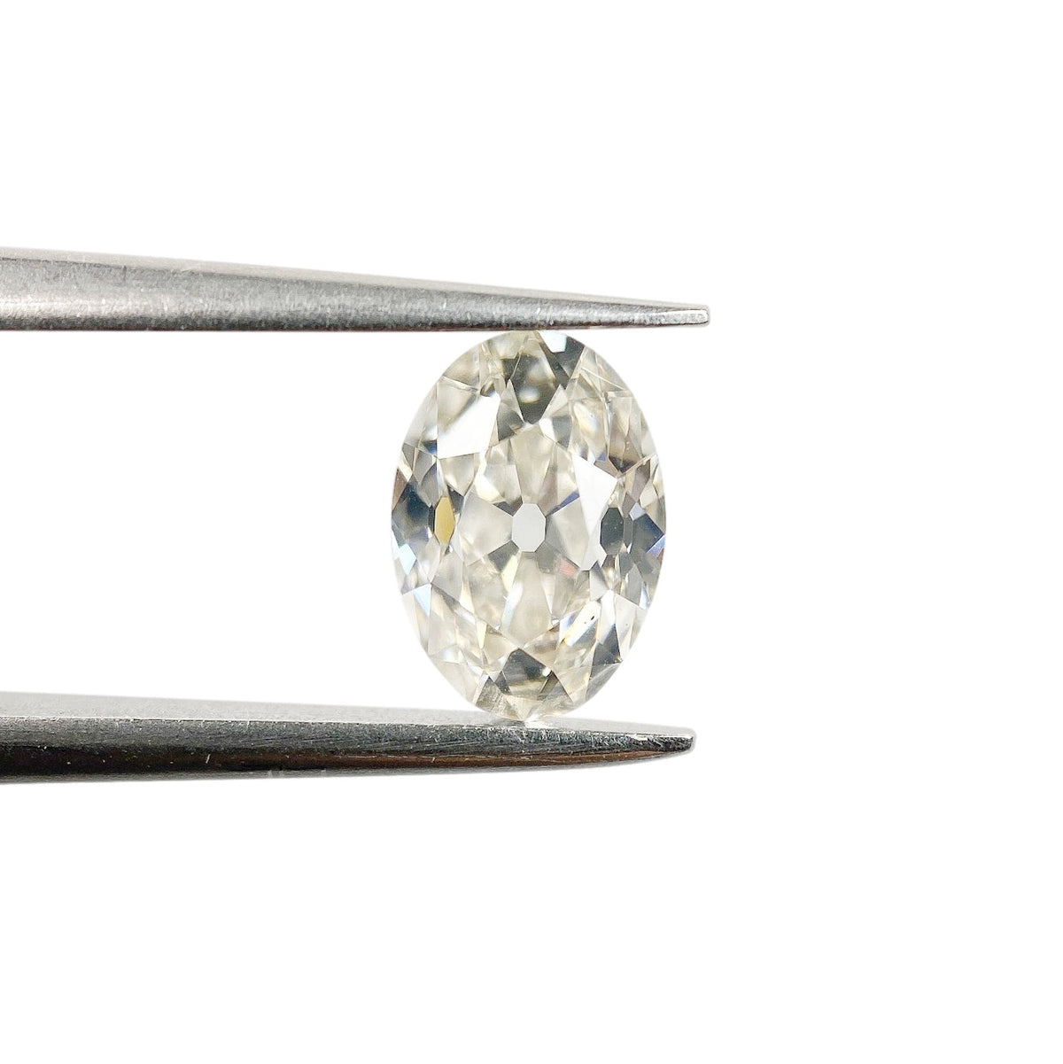 1.01ct | Light Brown VS-SI Oval Shape Old Mine Cut Diamond-Modern Rustic Diamond