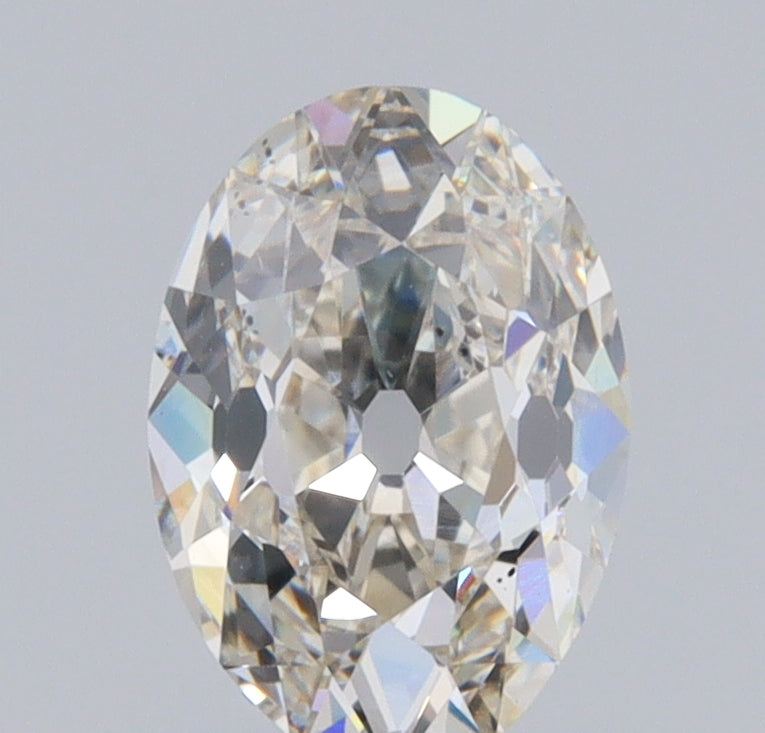 1.01ct | Light Brown VS-SI Oval Shape Old Mine Cut Diamond-Modern Rustic Diamond