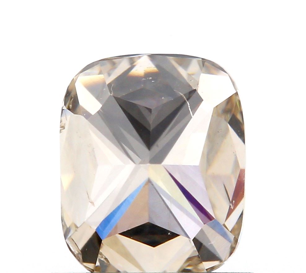 1.02ct | Champagne SI Cushion Shape Brilliant Cut Diamond-Modern Rustic Diamond