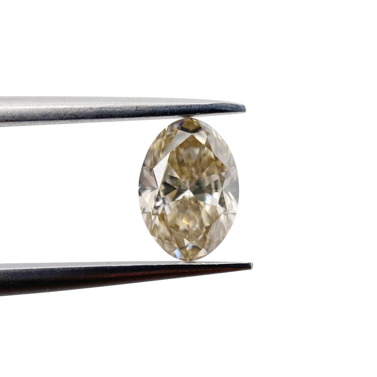 1.02ct | Champagne VS Oval Shape Brilliant Cut Diamond-Modern Rustic Diamond