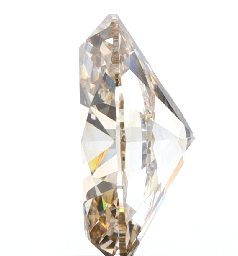 1.02ct | Champagne VS Oval Shape Brilliant Cut Diamond-Modern Rustic Diamond