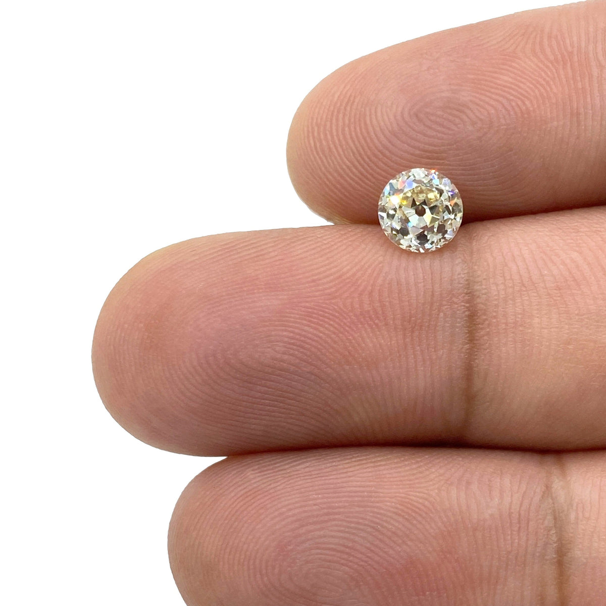 1.02ct | Light Color VS-SI Round Shape Old European Cut Diamond-Modern Rustic Diamond