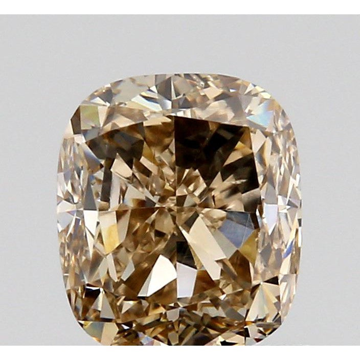 1.03ct | Champagne VVS Cushion Shape Brilliant Cut Diamond-Modern Rustic Diamond