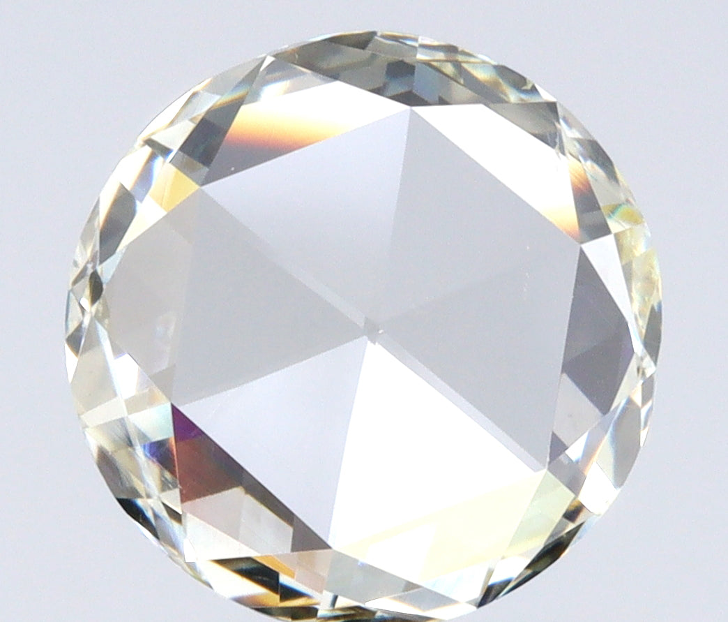 1.03ct | Light Color VS Round Shape Rose Cut Diamond-Modern Rustic Diamond