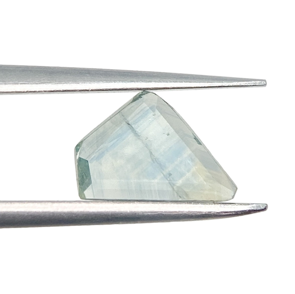 1.03ct | Portrait Cut Geometric Shape Blue Green Montana Sapphire-Modern Rustic Diamond