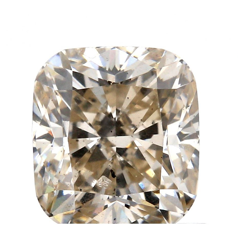 1.04ct | Light Brown SI Cushion Shape Brilliant Cut Diamond-Modern Rustic Diamond