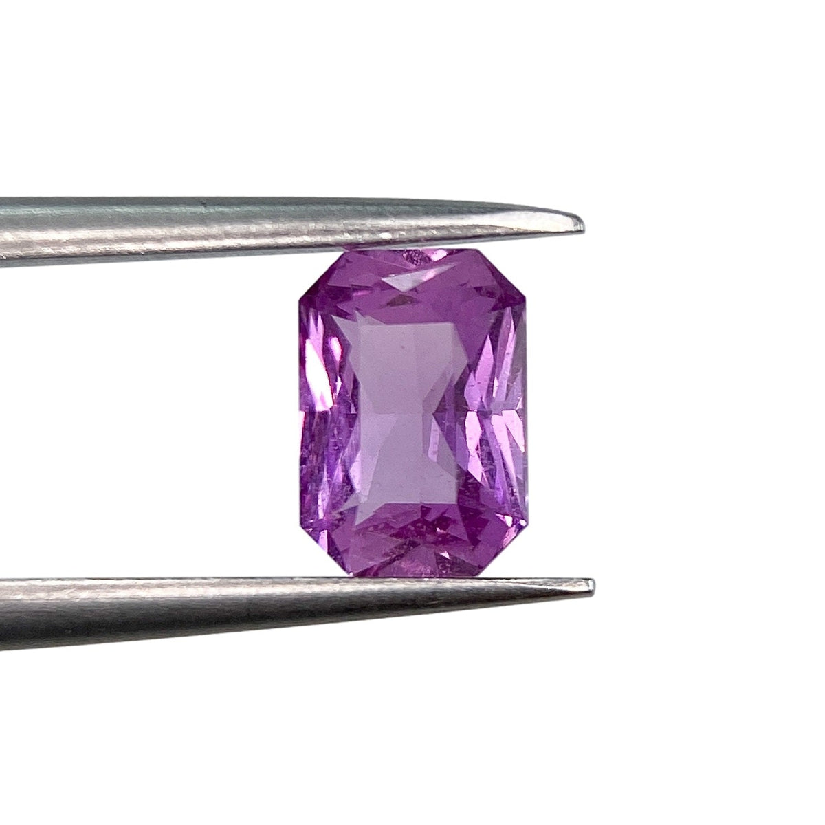 1.04ct | Radiant Cut Violet Sapphire-Modern Rustic Diamond