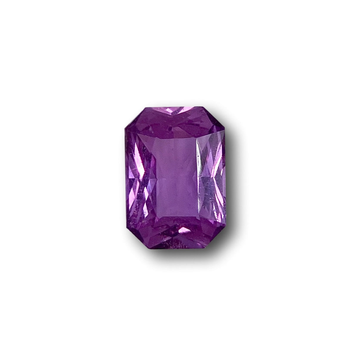 1.04ct | Radiant Cut Violet Sapphire-Modern Rustic Diamond