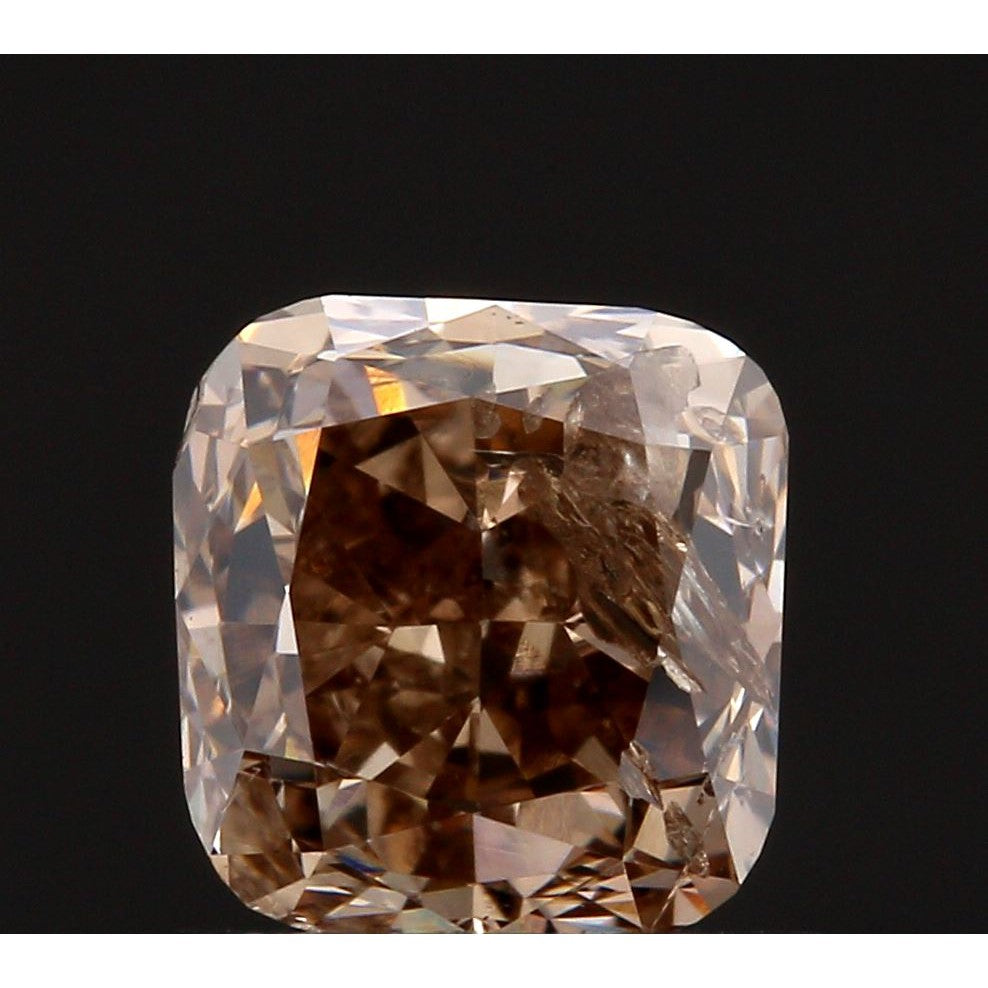 1.05ct | Champagne SI Cushion Shape Brilliant Cut Diamond-Modern Rustic Diamond