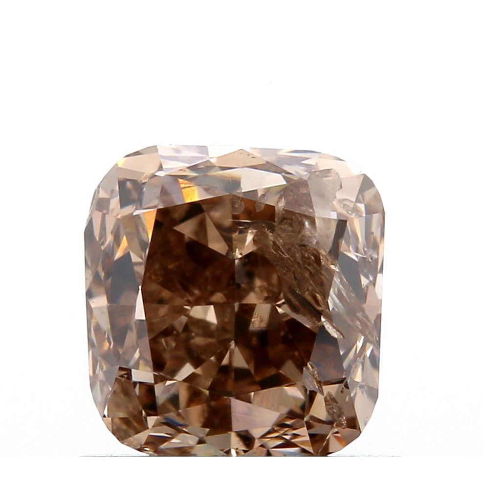 1.05ct | Champagne SI Cushion Shape Brilliant Cut Diamond-Modern Rustic Diamond