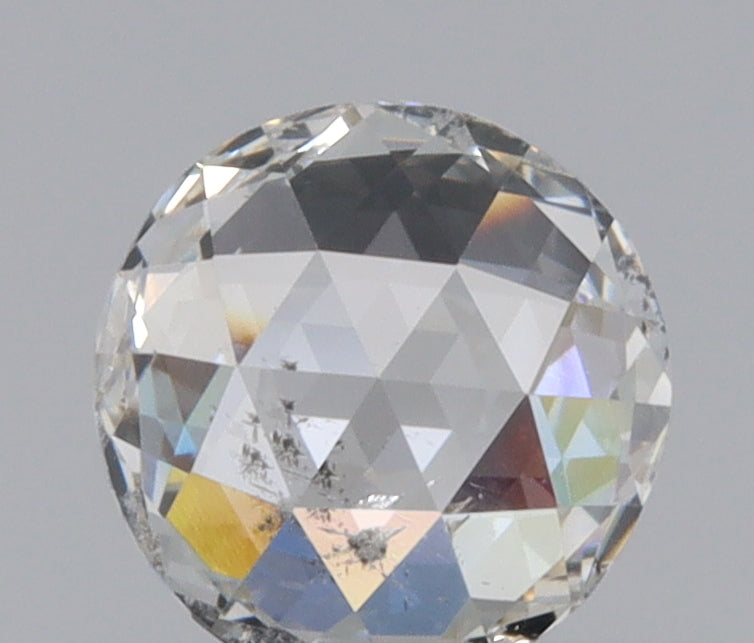 0.54ct | G/I1 Round Shape Rose Cut Diamond - Modern Rustic Diamond