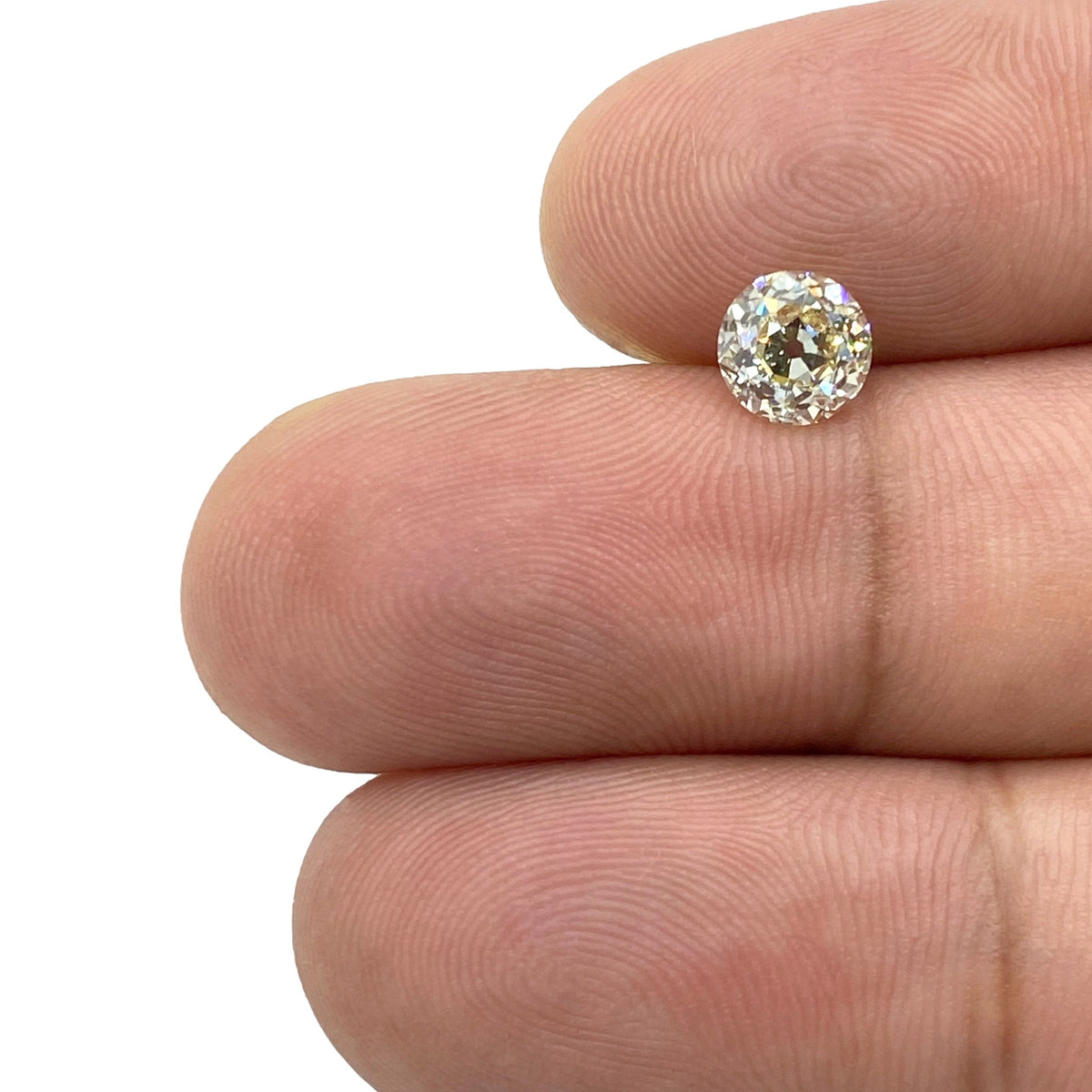 1.06ct | Light Color VS Round Shape Old European Cut Diamond-Modern Rustic Diamond