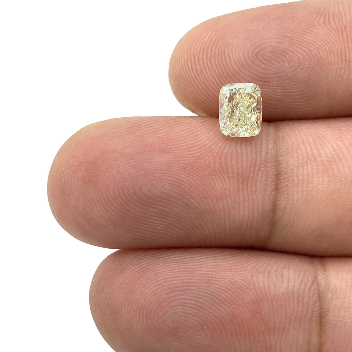 1.06ct | Light Color VS2 Cushion Shape Brilliant Cut Diamond-Modern Rustic Diamond