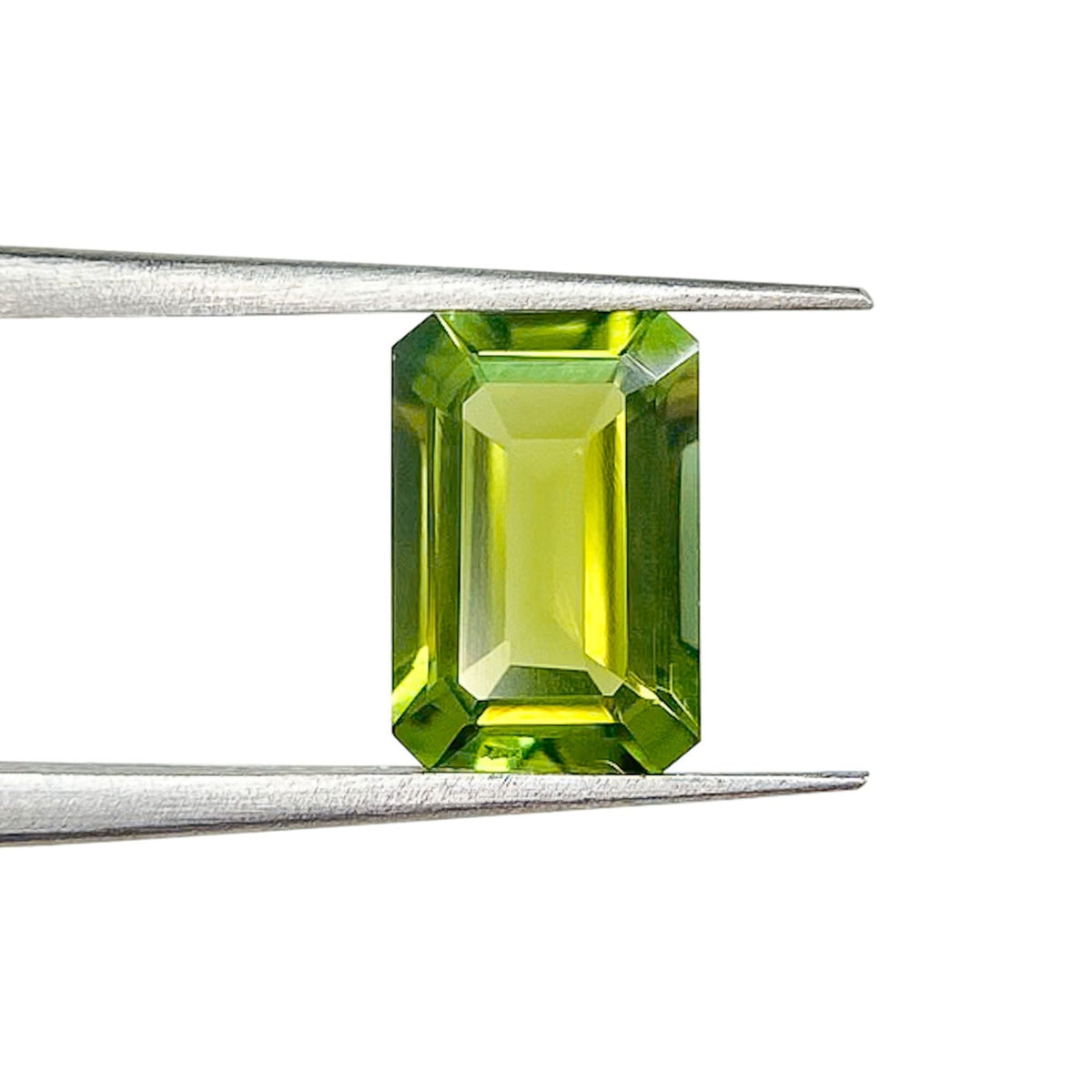 1.07ct | Emerald Shape Step Cut Tourmaline-Modern Rustic Diamond