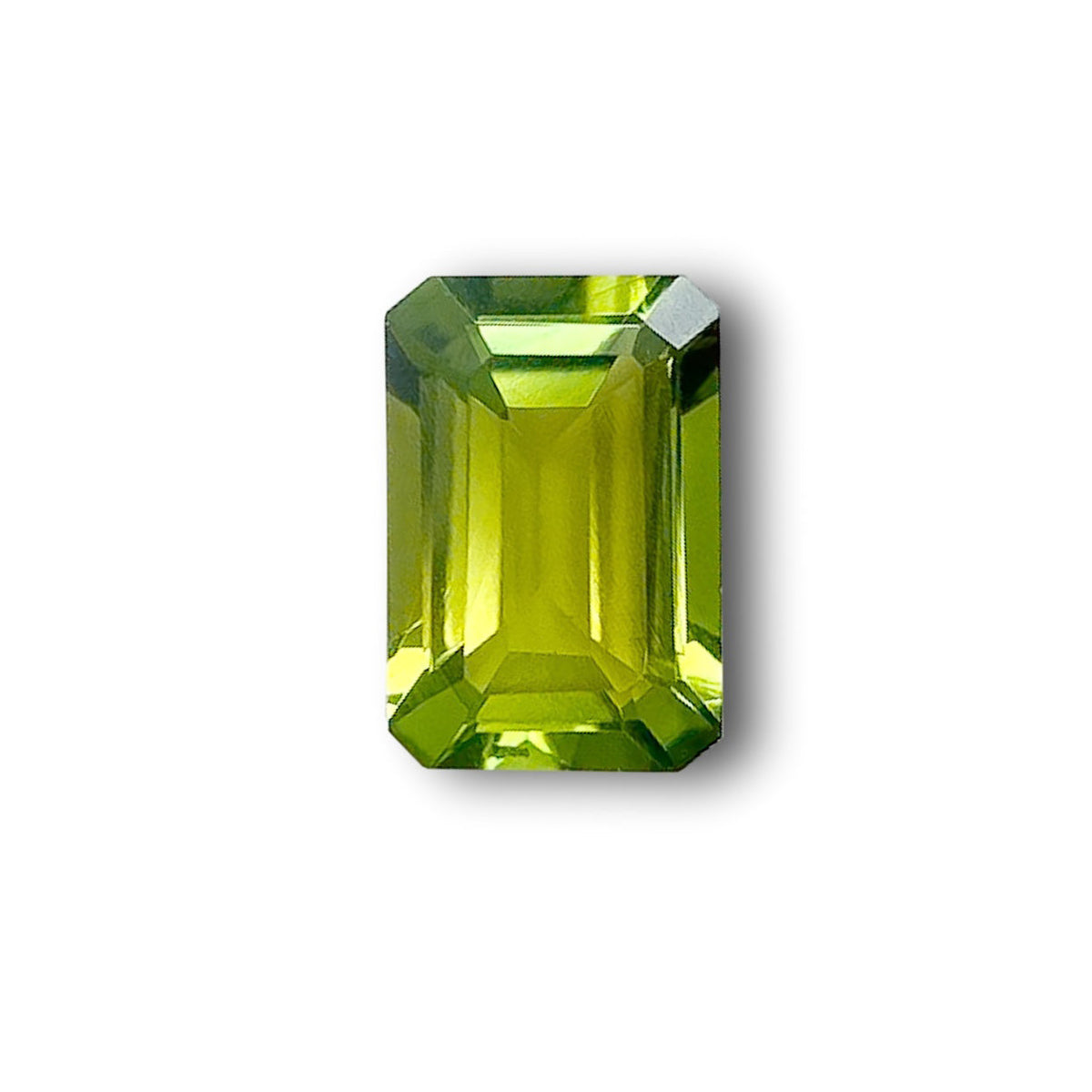 1.07ct | Emerald Shape Step Cut Tourmaline-Modern Rustic Diamond