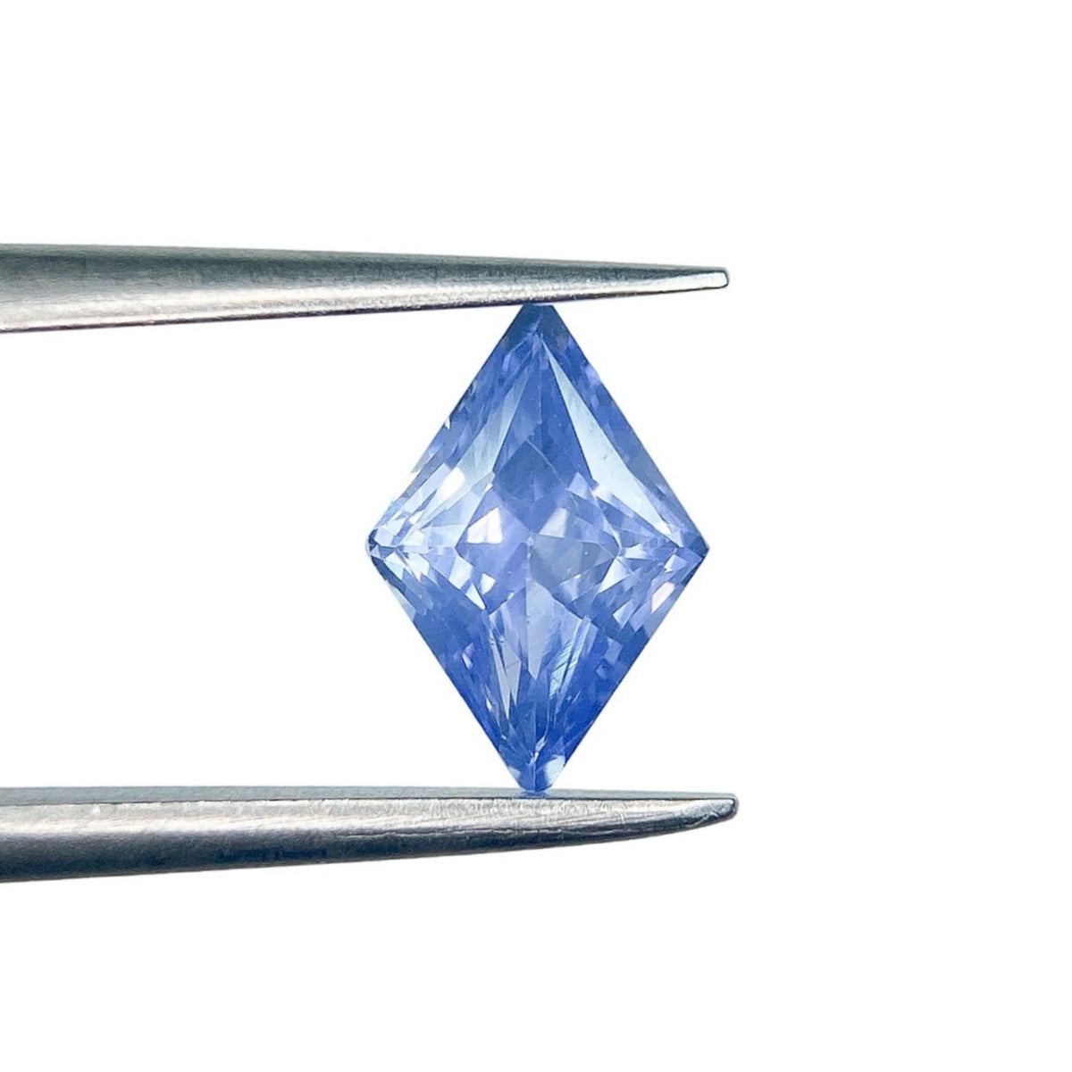 1.07ct | Step Cut Lozenge Shape Blue Sapphire-Modern Rustic Diamond