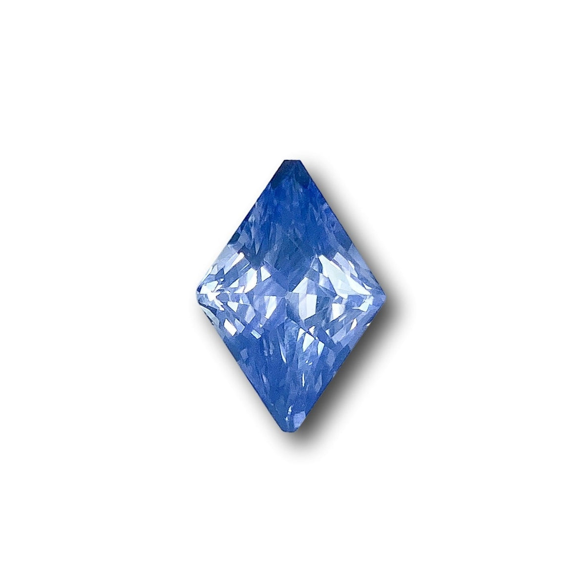 1.07ct | Step Cut Lozenge Shape Blue Sapphire-Modern Rustic Diamond