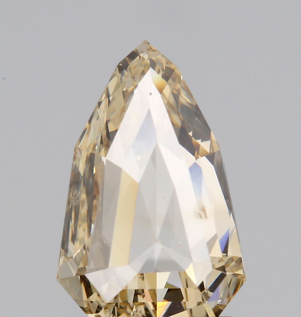 1.08ct | Champagne VS-SI Shield Shape Rose Cut Diamond-Modern Rustic Diamond