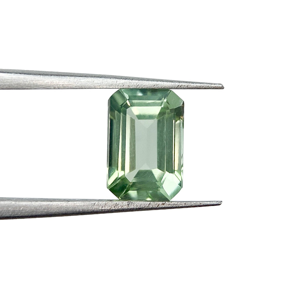 1.08ct | Emerald Shape Step Cut Tourmaline-Modern Rustic Diamond