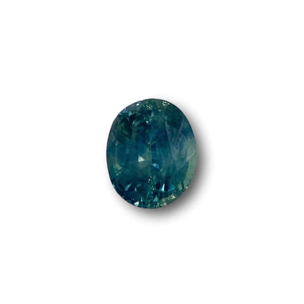 1.09ct | Brilliant Cut Oval Shape Blue Montana Sapphire-Modern Rustic Diamond