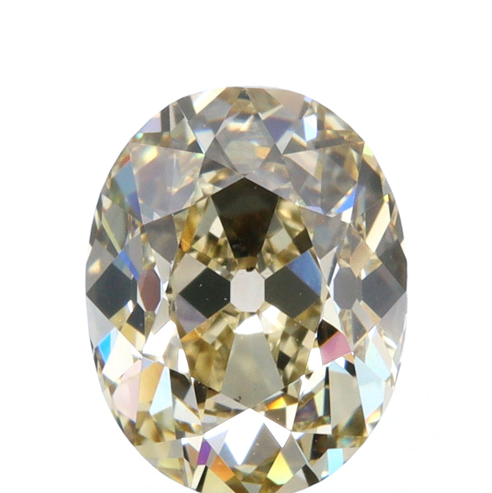 1.12ct | Champagne VS-SI Oval Shape Old Mine Cut Diamond - Modern Rustic Diamond