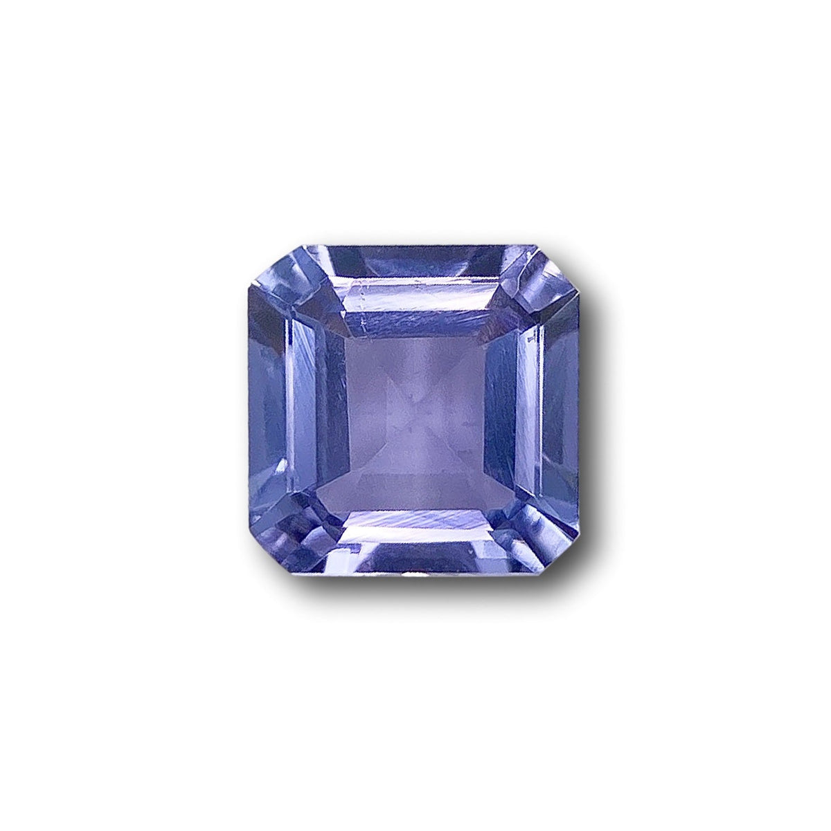 1.10ct | Asscher Shape Step Cut Tanzanite-Modern Rustic Diamond