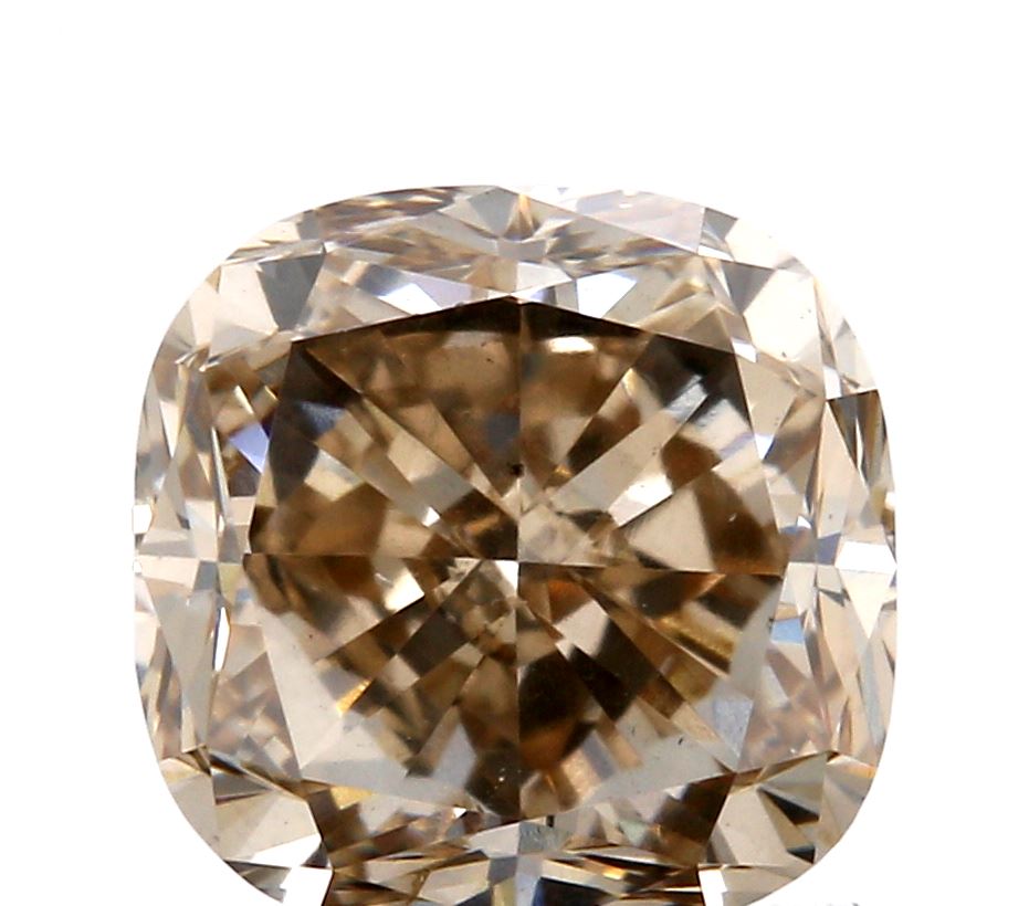 1.10ct | Champagne VS Cushion Shape Brilliant Cut Diamond-Modern Rustic Diamond