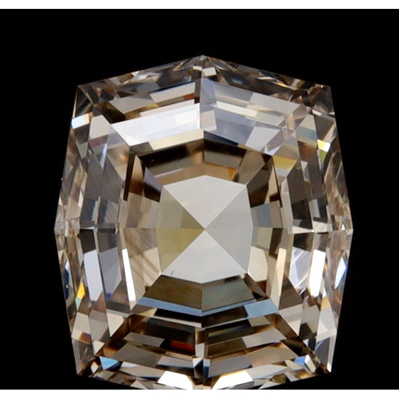 1.10ct | Champagne VVS Octagonal Shape Step Cut Diamond-Modern Rustic Diamond